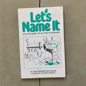 1987 Let's Name It 10,000 Names for All Types of Watercraft Outdoors Boats Yacht